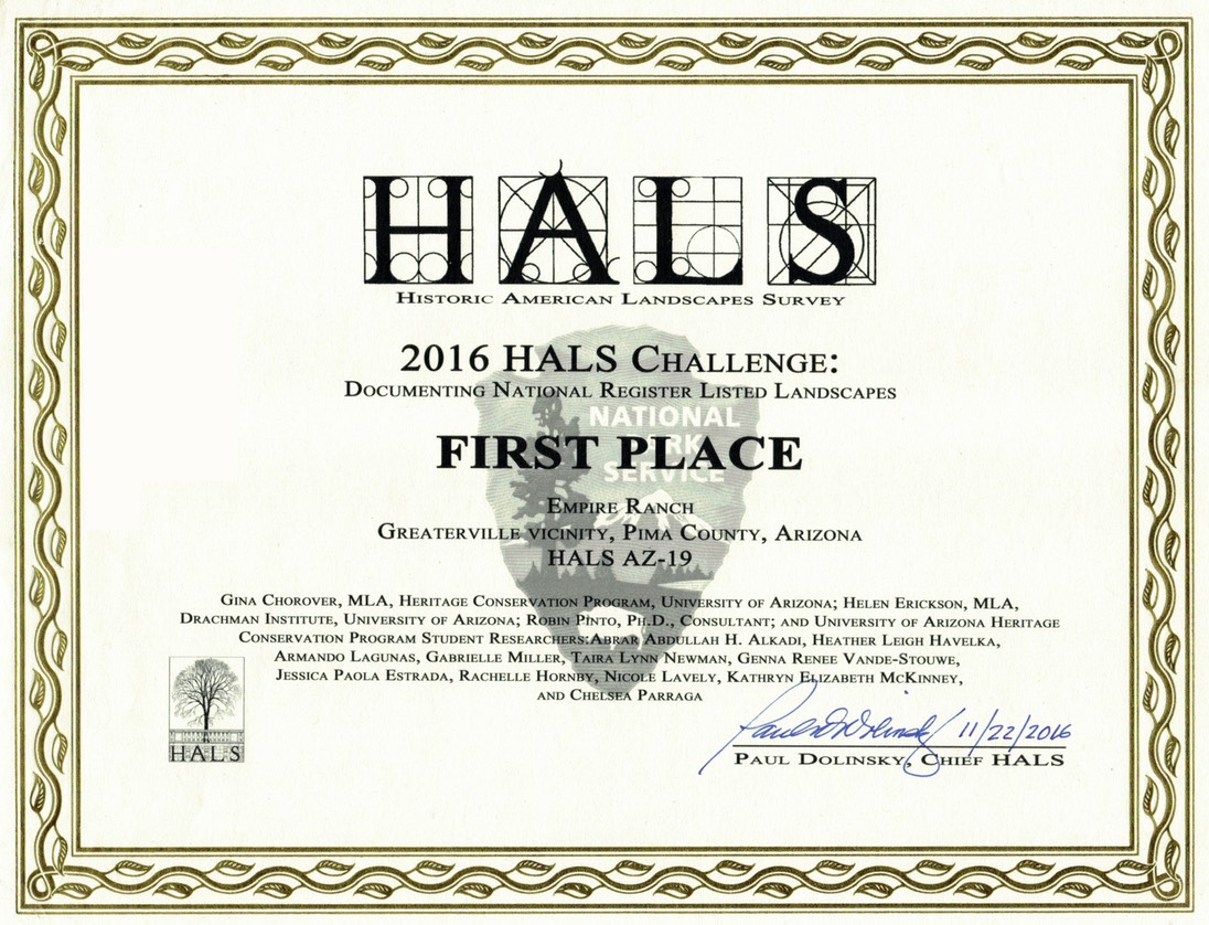 HALS Certificate 2016